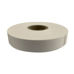 Kötegelő/övező szalag papír 29mm/150m, PE bevonat, fehér, 50mm cséve, ATS