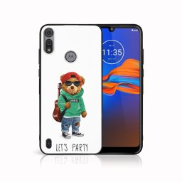 PROTEMIO MY ART szilikon borítás Motorola Moto E6s BEAR (007)