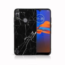 PROTEMIO MY ART szilikon borítás Motorola Moto E6s BLACK MARBLE (142)