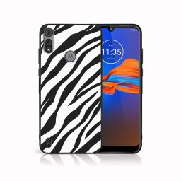 PROTEMIO MY ART szilikon borítás Motorola Moto E6s ZEBRA (049)