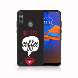 PROTEMIO MY ART szilikon borítás Motorola Moto E6s COFFEE (056)
