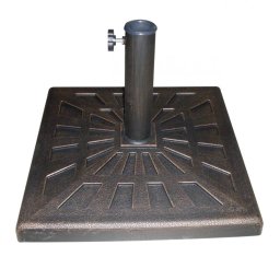 Fém napernyőtartó, 45.5 x 45.5 x 32 cm