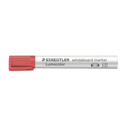 STAEDTLER Táblamarker, 2 mm, kúpos, STAEDTLER "Lumocolor(R) 351", piros