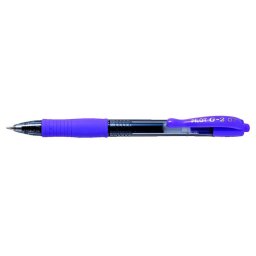 PILOT Zseléstoll, 0,32 mm, nyomógombos, PILOT "G-2", lila