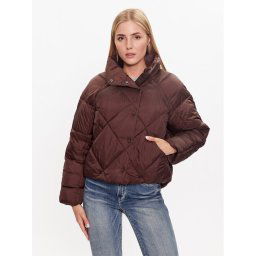 ONLY Pehelykabát Carol 15271107 Barna Regular Fit