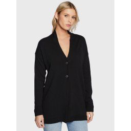 United Colors Of Benetton Kardigán 1035D600X Fekete Regular Fit