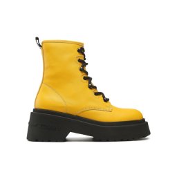 Tommy Jeans Bokacsizma Lace Up Chunky EN0EN02057 Sárga