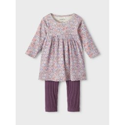 NAME IT Ruha és leggins szett 13215289 Lila Regular Fit