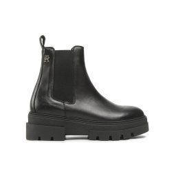 Tommy Hilfiger Bokacsizma Monochromatic Chelsea Boot FW0FW06899 Fekete