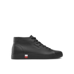 Tommy Hilfiger Sportcipő Modern Vulc Hi Corporate Lea FM0FM04352 Fekete