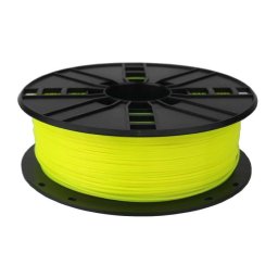 Filament 3D nyomtatókhoz PLA fluoreszkáló sárga 1.75mm 1kg Gembird (3DP-PLA1.75-01-FY)