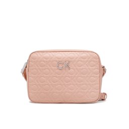 Calvin Klein Táska Re-Lock Camera Bag Emb Mono K60K610199 Rózsaszín