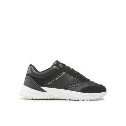 Tommy Hilfiger Sportcipő Runner With Heel Detail FW0FW06621 Fekete