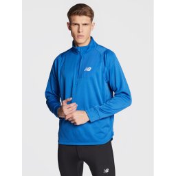 New Balance Technikai pulóver Heat Grid MT23252 Kék Athletic Fit