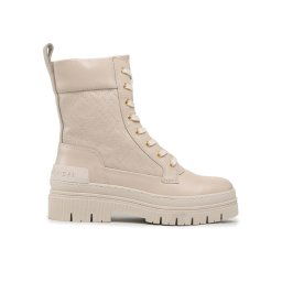Tommy Hilfiger Bokacsizma Lace Up Zip Boot Monogram FW0FW06849 Bézs