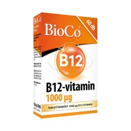 BioCo B12-vitamin 1000 mcg étrend-kiegészítő tabletta 60x