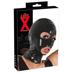 LATEX - szopó álarc (fekete)