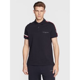 Tommy Hilfiger Pólóing Global MW0MW29534 Sötétkék Regular Fit