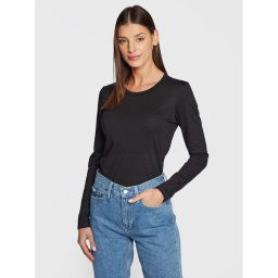 Calvin Klein Blúz Smooth K20K205337 Fekete Regular Fit