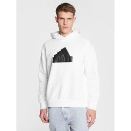 adidas Pulóver Future Icons Badge of Sport Hoodie IC3746 Fehér Regular Fit