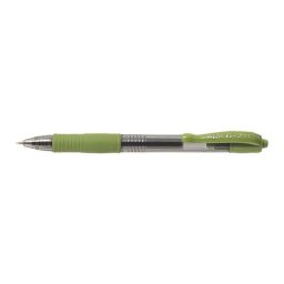 PILOT Zseléstoll, 0,32 mm, nyomógombos, PILOT "G-2", világoszöld