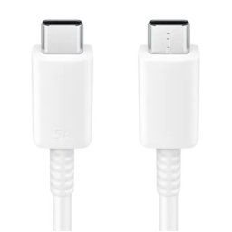 Samsung EP-DN975BWE fehér gyorstöltő gyári Type-C - Type-C adatkábel 1m 5A