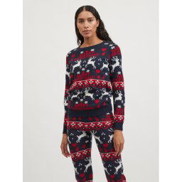 Vila Sweater Anna 14071994 Sötétkék Regular Fit