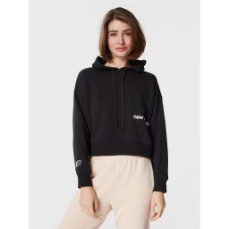 New Balance Pulóver WT23512 Fekete Relaxed Fit