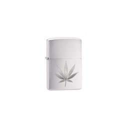 29587 Zippo öngyújtó Csiszolt króm - Füstös levél