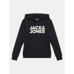 Jack&Jones Junior Pulóver Corp Logo 12152841 Fekete Regular Fit