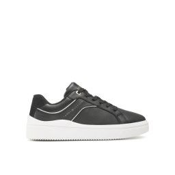 Tommy Hilfiger Sportcipő Feminine Court Sneaker FW0FW07122 Fekete