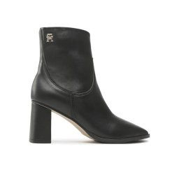 Tommy Hilfiger Bokacsizma Soft Square Toe Ankle FW0FW06838 Fekete