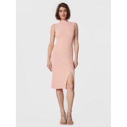 Guess Kötött ruha W3RK40 Z2U00 Rózsaszín Slim Fit