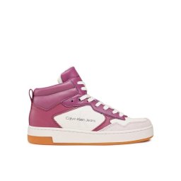 Calvin Klein Jeans Sportcipő Basket Cupsole Mid Lth Mono YW0YW00877 Lila