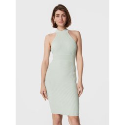 Guess Kötött ruha Janice W3RK28 Z2YJ2 Zöld Slim Fit