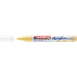 Akril marker 2-3mm, Edding 5100 pasztell sárga
