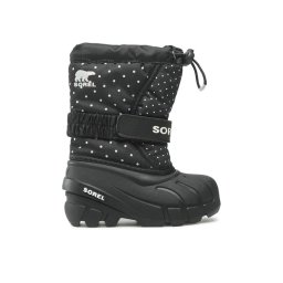 Sorel Hótaposó Childrens Flurry Print NC3503-010 Fekete