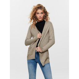 ONLY Kardigán Lesly 15174274 Bézs Regular Fit
