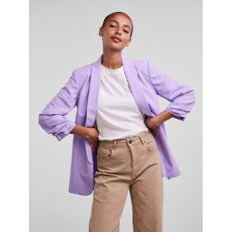 Pieces Zakó Boss 17090996 Lila Regular Fit
