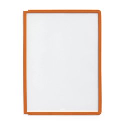 Bemutatótábla panel, A4, 5 db/csomag, Durable Sherpa narancs