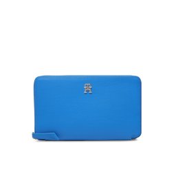 Tommy Hilfiger Nagy női pénztárca Th Travel Travel Wallet AW0AW14811 Kék