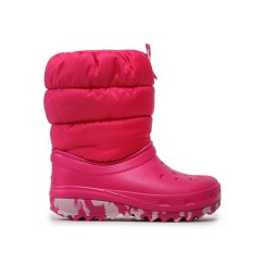 Crocs Hótaposó Classic Neo Puff Boot K 207684 Rózsaszín
