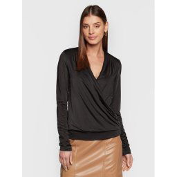 Guess Blúz W3RP44 K4JZ0 Fekete Regular Fit