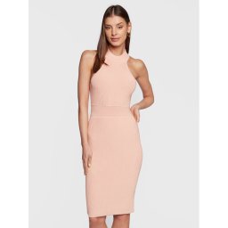 Guess Kötött ruha Janice W3RK28 Z2YJ2 Rózsaszín Slim Fit