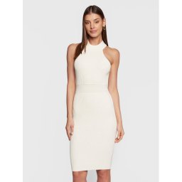 Guess Kötött ruha Janice W3RK28 Z2YJ2 Ekru Slim Fit