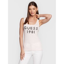 Guess Felső W3RP07 K1814 Rózsaszín Slim Fit