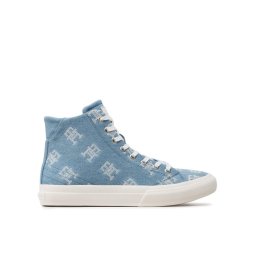 Tommy Hilfiger Sportcipők Th Hi Vulc Street Denim Light FM0FM04543 Kék
