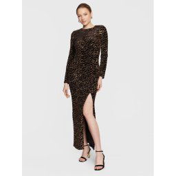 Guess Estélyi ruha W3RK82 KBJD0 Fekete Slim Fit