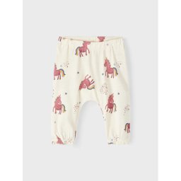 NAME IT Szövet nadrág 13212665 Ekru Regular Fit
