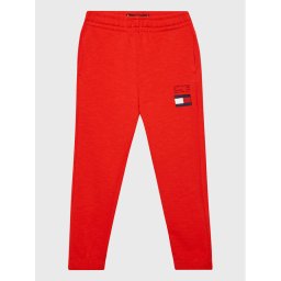 Tommy Hilfiger Melegítő alsó Flag KB0KB07978 D Piros Regular Fit
